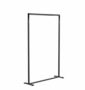 Frost Bukto Kleiderständer U6003, 100CM - Schwarz Matt/Schwarz Poliert