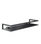 Frost NOVA2 Duschablage 4, 36cm - Schwarz Gebürstet 