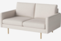 Bolia Scandinavia Remix 2 Sitzer Sofa - Linea-Samt-Beige