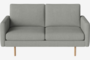 Bolia Scandinavia Remix 2 Sitzer Sofa - 17cm-geolte-Eiche
