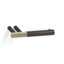 Decor Walther Toilettenpapapierhalter Club TPH1 - Dunkelbronze / Gold Matt