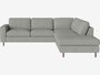 Bolia Scandinavia 4 Sitzer Ecksofa Offenes Ende - 15 cm geöltes Walnuss - Links