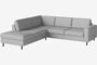 Bolia Scandinavia 4 Sitzer Ecksofa Offenes Ende - London - Flach gewebt - Hellgrau - Rechts