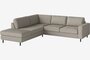 Bolia Scandinavia 4 Sitzer Ecksofa Offenes Ende - Monza-Boucle-Sand - Rechts