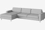 Bolia Scandinavia 3½ Sitzer Sofa Mit Chaiselongue - London - Flach gewebt - Hellgrau - Links