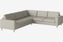 Bolia Scandinavia 5 Sitzer Ecksofa 2½ Ecke 2 - London - Flach gewebt - Elfenbein