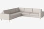 Bolia Scandinavia 6 Sitzer Ecksofa 2½ Ecke 2½ - Linea - Samt - Beige