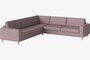 Bolia Scandinavia 6 Sitzer Ecksofa 2½ Ecke 2½ - Linea - Samt - Rosa