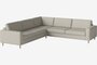 Bolia Scandinavia 6 Sitzer Ecksofa 2½ Ecke 2½ - London - Flach gewebt - Elfenbein