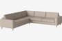 Bolia Scandinavia 6 Sitzer Ecksofa 2½ Ecke 2½ - London - Flach gewebt - Hellbeige