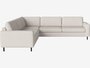 Bolia Scandinavia 6 Sitzer Ecksofa 2½ Ecke 2½ - 13 cm schwarz gebeizte geölte Eiche