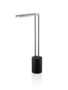 Decor Walther STONE Handtuchständer STONE HT 2 - schwarz matt / chrom