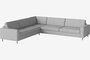 Bolia Scandinavia 6 Sitzer Ecksofa 2½ Ecke 3 - London - Flach gewebt - Hellgrau