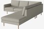 Bolia Scandinavia Remix 4 Sitzer Ecksofa Open End - Vilme-Boucle-Sand
