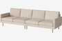 Bolia Scandinavia Remix 4 Sitzer Sofa - Monza - Bouclé - Beige