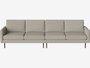 Bolia Scandinavia Remix 4 Sitzer Sofa - 17 cm dunkle geölte Eiche