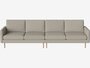 Bolia Scandinavia Remix 4 Sitzer Sofa - 20 cm geölte Eiche