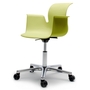 Flötotto PRO ARMCHAIR Drehstuhl - kiwigruen / aluminium-poliert