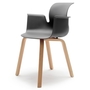 Flötotto PRO ARMCHAIR Vierbeinholzgestell - graphitschwarz
