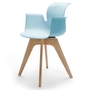 Flötotto PRO ARMCHAIR Viersternholzgestell - aquablau