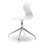 Flötotto PRO CHAIR Vierstern-Aluminiumgestell-schneeweiss / aluminium-poliert
