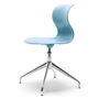 Flötotto PRO CHAIR Vierstern-Aluminiumgestell-aquablau / aluminium-poliert