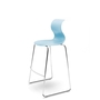 Flötotto PRO CHAIR Gleitkufengestell Medium - aquablau / chrom