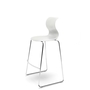 Flötotto PRO CHAIR Gleitkufengestell Medium - schneeweiss / chrom