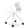 Flötotto PRO CHAIR X-Gestell mit Rollen - Armlehnen_schneeweiss