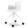 Flötotto PRO ARMCHAIR X-Gestell mit Rollen - Schneeweiss