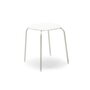 Flötotto PRO STOOL Vierbeingestell Niedrig - Schneeweiss