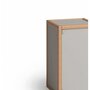 Flötotto Doppelbett mit Kopfteil, H74 B167 T210 - Buche / Lichgrau
