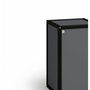 Flötotto Doppelbett mit Kopfteil, H74 B167 T210 - Schwarz / Anthrazit