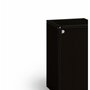 Flötotto Doppelbett mit Kopfteil, H74 B167 T210 - Schwarz / Anthrazit