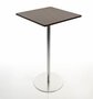 Lapalma Brio Fix 110 Tisch - 60 x 60 cm - Eiche Dunkel Nussbaum Gebeizt - Edelstahl