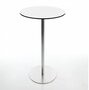 Lapalma Brio Fix 110 Tisch - Ø 60 cm - Laminat Weiß 0,9 - Edelstahl