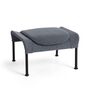 HAY Hay O2 Ottoman Filzgleiter, Stahl pulverbeschichtet schwarz, Lift - Soft Grey
