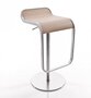 Lapalma Lem 66-79 Hocker / Barhocker - Matt Verchromt Eiche Gebleicht