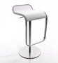 Lapalma Lem 66-79 Hocker / Barhocker - Laminat Fenix 09 Weiss
