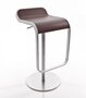 Lapalma Lem 66-79 Hocker / Barhocker - Matt Verchromt Eiche Dunkel Nussbaum Gebeizt
