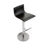 Lapalma Thin Hocker - Edelstahl - Schwarz Offenporig