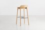 Woud Mono bar stool - Oak