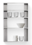 Form & Refine Taper Wandregal 66 x 40cm