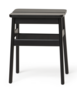 Form & Refine Angle Standard Hocker 45cm - Buche Schwarz Matt Lackiert