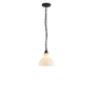 ORIGINAL BTC Glass York Pendant, Size 1 - Opal and Weathered Brass - Opal Glass