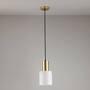 ORIGINAL BTC Walter Pendant, Size 1 - brass opal glass