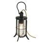 ORIGINAL BTC Ship's Hook Light - Clear Glass, Weathered Brass