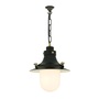ORIGINAL BTC Ship's Small Decklight - Black, Opal Glass