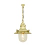 ORIGINAL BTC Ship's Small Decklight - Polished Brass, Clear Glass