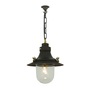 ORIGINAL BTC Ship's Small Decklight - Weathered Copper, Clear Glass